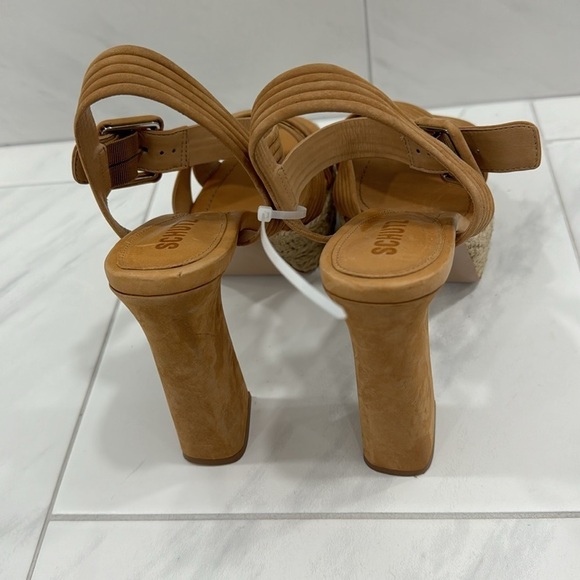 Schutz Blisse Platform Nubuck Sandal - Size 11 - Picture 6 of 14